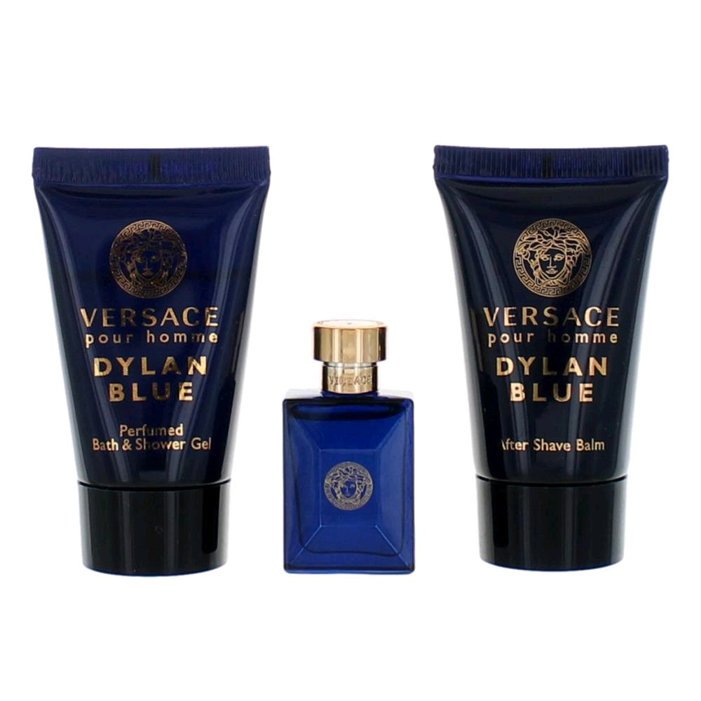 Photo of Versace Dylan Blue by Versace, 3 Piece Mini Gift Set for Men.